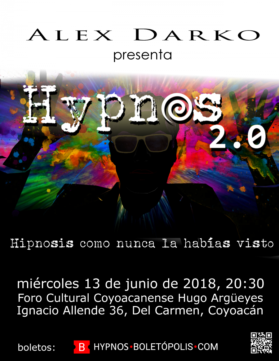 Boletópolis "HYPNOS JUEGOS MENTALES" ALEX DARKO HIPNOTISTA